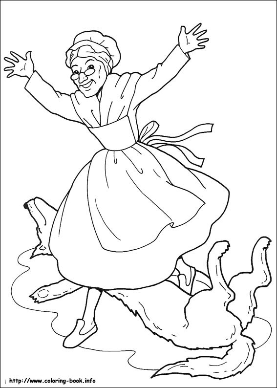 Little Red Riding Hood coloring picture